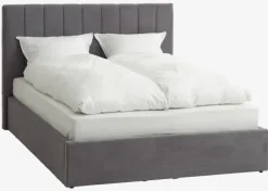 AGERFELD 180 X 200 Cm|160 X 200 Cm|Sengeramme 140x200 mørkegrå