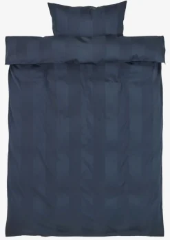 BARBO Sengetøj|Sengetøj satin 140x200 Mørkeblå