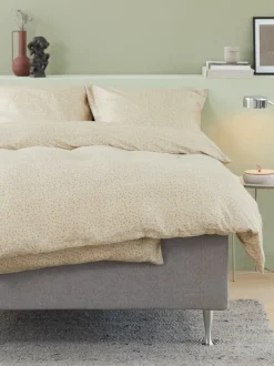 BELINA Sengetøj|Sengetøj mikrofiber 140x200 støvet grøn
