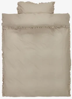 ELMA Sengetøj|Sengetøj vasket bomuld 140x200 Sand