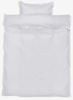 ELMA Sengetøj|Sengetøj vasket bomuld 140x200 Hvid