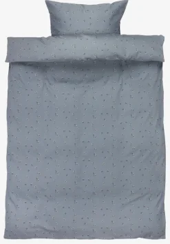 GERD Sengetøj|Sengetøj satin 140x200 støvet blå