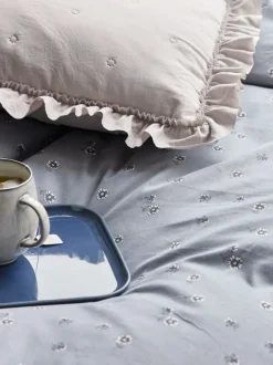 GERD Sengetøj|Sengetøj satin 140x200 støvet blå