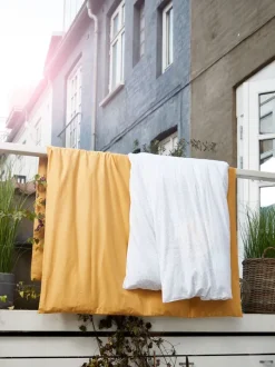 HELENE Sengetøj|Sengetøj satin 140x200 hvid