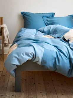 MARIA Sengetøj|Sengetøj satin 140x200 Blå
