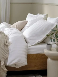 NELL Sengetøj|Sengetøj Satin 140x200 Hvid