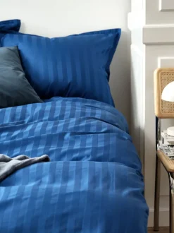 NELL Sengetøj|Sengetøj satin 140x200 Kobolt