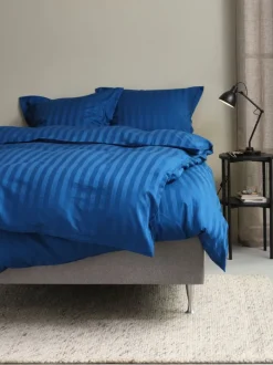 NELL Sengetøj|Sengetøj satin 140x200 Kobolt