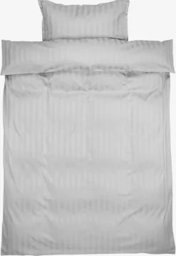 NELL Sengetøj|Sengetøj satin 140x200 Lysegrå