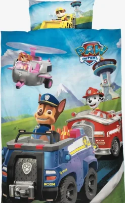 PAW PATROL Børn Og Unge Sengetøj|Sengetøj|Sengetøj 140x200 Blå,Grøn,Rød,Gul