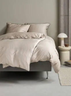 SANNA Sengetøj|Sengetøj satin 140x200 Sand