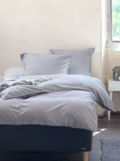 SANNE Sengetøj|Sengetøj vasket bomuld 140x200 Grå