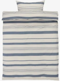 SILJE Sengetøj|Sengetøj garnfarvet 140x200 Navy