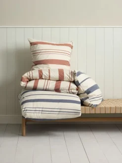 SILJE Sengetøj|Sengetøj garnfarvet 140x200 Navy