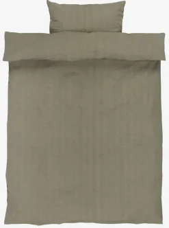 TINNE Sengetøj|Sengetøj krep 140x200 støvet grøn Støvgrøn