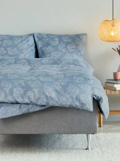 VIOLA Sengetøj|Sengetøj satin 140x200 blå