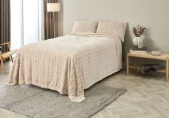 MYGGBLOM Sengetæpper|Senget忙pper|Sengetæppe 220x240 beige