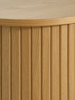 LYNGVIG Skænke Og Vitrineskabe|Skænke Og Vitrineskabe|Skab 90 cm 2 jalousilåger eg natur