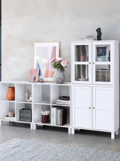 SKALS Reoler Og Rumdelere|Reoler Og Rumdelere|Skab 2 låger Hvid