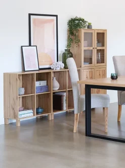 SKALS Reoler Og Rumdelere|Reoler Og Rumdelere|Skab 4 rum Eg