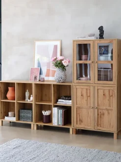 SKALS Reoler Og Rumdelere|Reoler Og Rumdelere|Skab 4 rum Eg