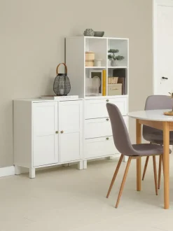 SKALS Reoler Og Rumdelere|Reoler Og Rumdelere|Skab 4 rum Hvid