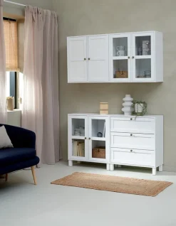 SKALS Reoler Og Rumdelere|Reoler Og Rumdelere|Skab 3 skuffer Hvid