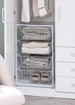 BARKHOLT Tilbehør Til Garderobeskabe|Garderobeskabe|Skabsindsats B42xD45 4 trådkurve