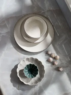 FERDUS Service|Skål Ø15cm stentøj beige