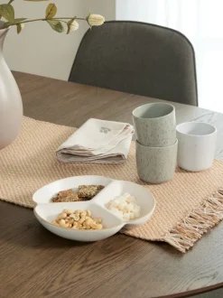 JENSEN Serveringsservice|Skål Ø22xH4cm hvid