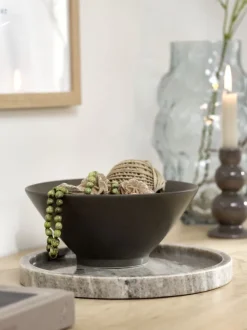 KARSTEN Serveringsservice|Skål Ø21xH9cm grå