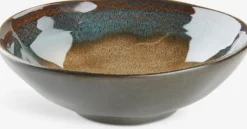 KLAES Serveringsservice|Skål Ø15cm brunt lertøj