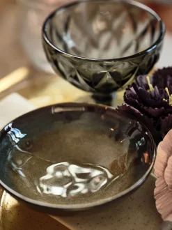 KLAES Serveringsservice|Skål Ø15cm brunt lertøj