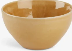 KLAUDI Serveringsservice|Skål Ø12xH6cm gul