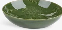 SEBASTIAN Serveringsservice|Skål Ø30xH8cm grøn