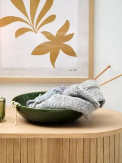 SEBASTIAN Serveringsservice|Skål Ø30xH8cm grøn