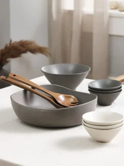 VEGARD Serveringsservice|Skål Ø30xH9cm grå