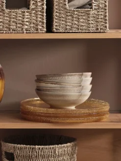 VICTOR Serveringsservice|Skål Ø20cm beige lertøj