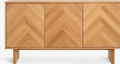 HARESKOV Skænke Og Vitrineskabe|Skænke Og Vitrineskabe|Skænk 3 låger eg