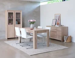 HASLUND Skænke Og Vitrineskabe|Skænke Og Vitrineskabe|Skænk 2 låger 3 skuffer eg