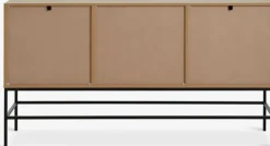 HEMDRUP Skænke Og Vitrineskabe|Skænke Og Vitrineskabe|Skænk 2 låger 1 skuffe egefarve