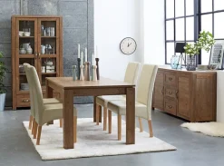 JUNGEN Skænke Og Vitrineskabe|Skænke Og Vitrineskabe|Skænk 2 låger 3 skuffer vild eg farve