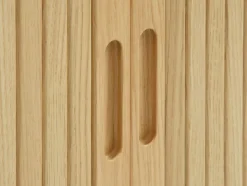 LYNGVIG Skænke Og Vitrineskabe|Skænke Og Vitrineskabe|Skænk 120 cm 2 jalousilåger natur Eg