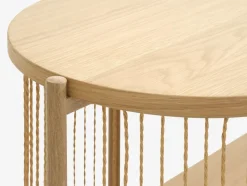 SNESLEV Skænke Og Vitrineskabe|Skænke Og Vitrineskabe|Skænk 2 hylder efarve Eg