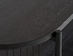 SNESLEV Skænke Og Vitrineskabe|Skænke Og Vitrineskabe|Skænk 2 hylder Sort