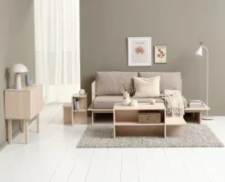 SOLLERUP Skænke Og Vitrineskabe|Skænke Og Vitrineskabe|Skænk 2 låger massiv fyr