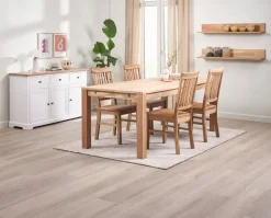 VISLINGE Skænke Og Vitrineskabe|Skænke Og Vitrineskabe|Skænk 3 låger 3 skuffer natur/hvid