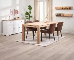 VISLINGE Skænke Og Vitrineskabe|Skænke Og Vitrineskabe|Skænk 3 låger 3 skuffer natur/hvid