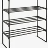 BORNHOLM Skoopbevaring|Skoreol 4 hylder sort