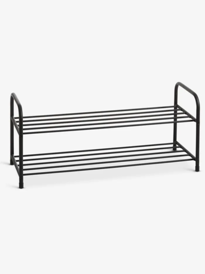 HALS Skoopbevaring|Skoreol 2 hylder sort